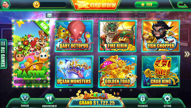 Fire Kirin Online Fish Game Sweepstakes