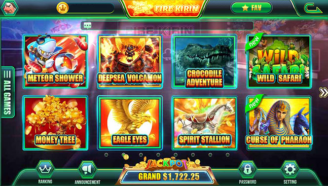 Fire Kirin Online Fish Games